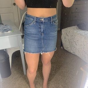 Jean skirt from target